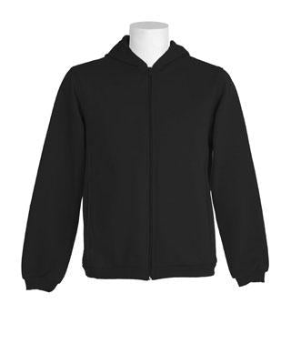 Zip Up Hoodie - Black